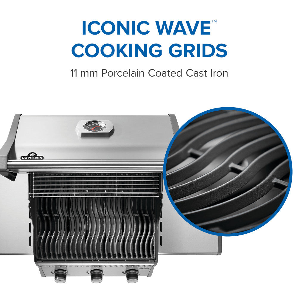 Rogue® 425 Propane Gas Grill, Stainless Steel