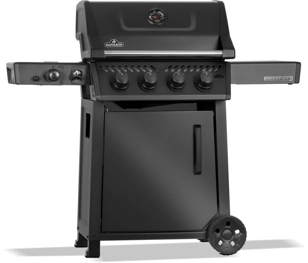 Freestyle™ PRO 425 Propane Gas Grill with Infrared Side Burner, Matte Black
