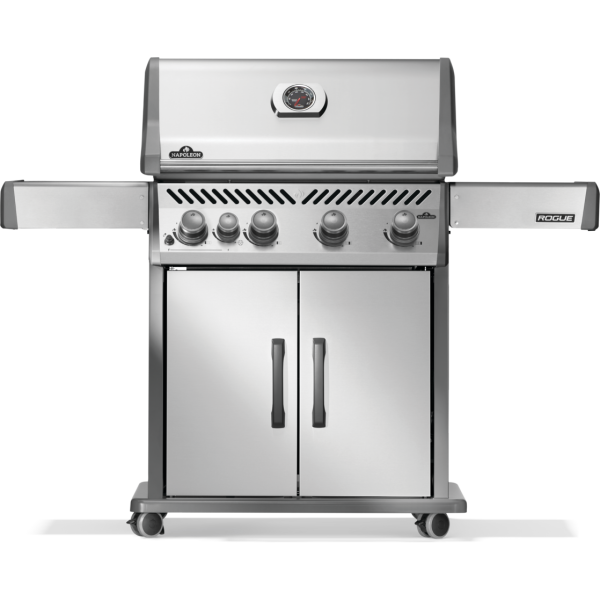Rogue® 525 Natural Gas Grill with Range Side Burner, Stainless Steel