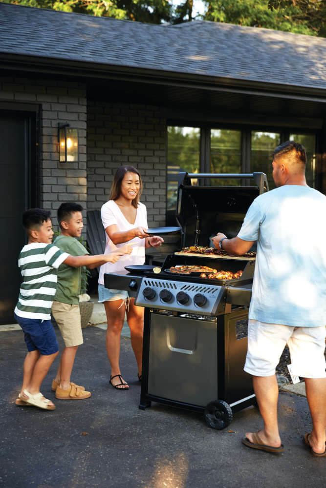 Rebel 4 Natural Gas Grill, Graphite Grey