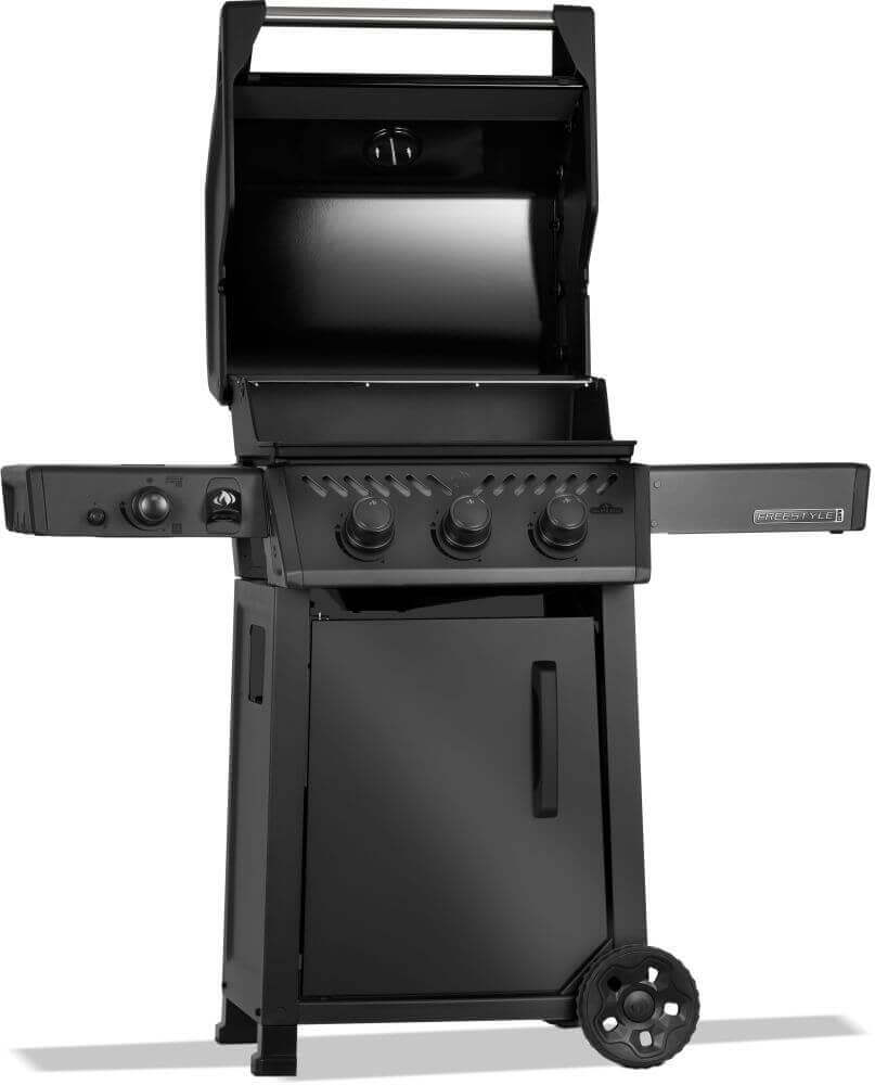 Freestyle™ PRO 365 Propane Gas Grill with Infrared Side Burner, Matte Black