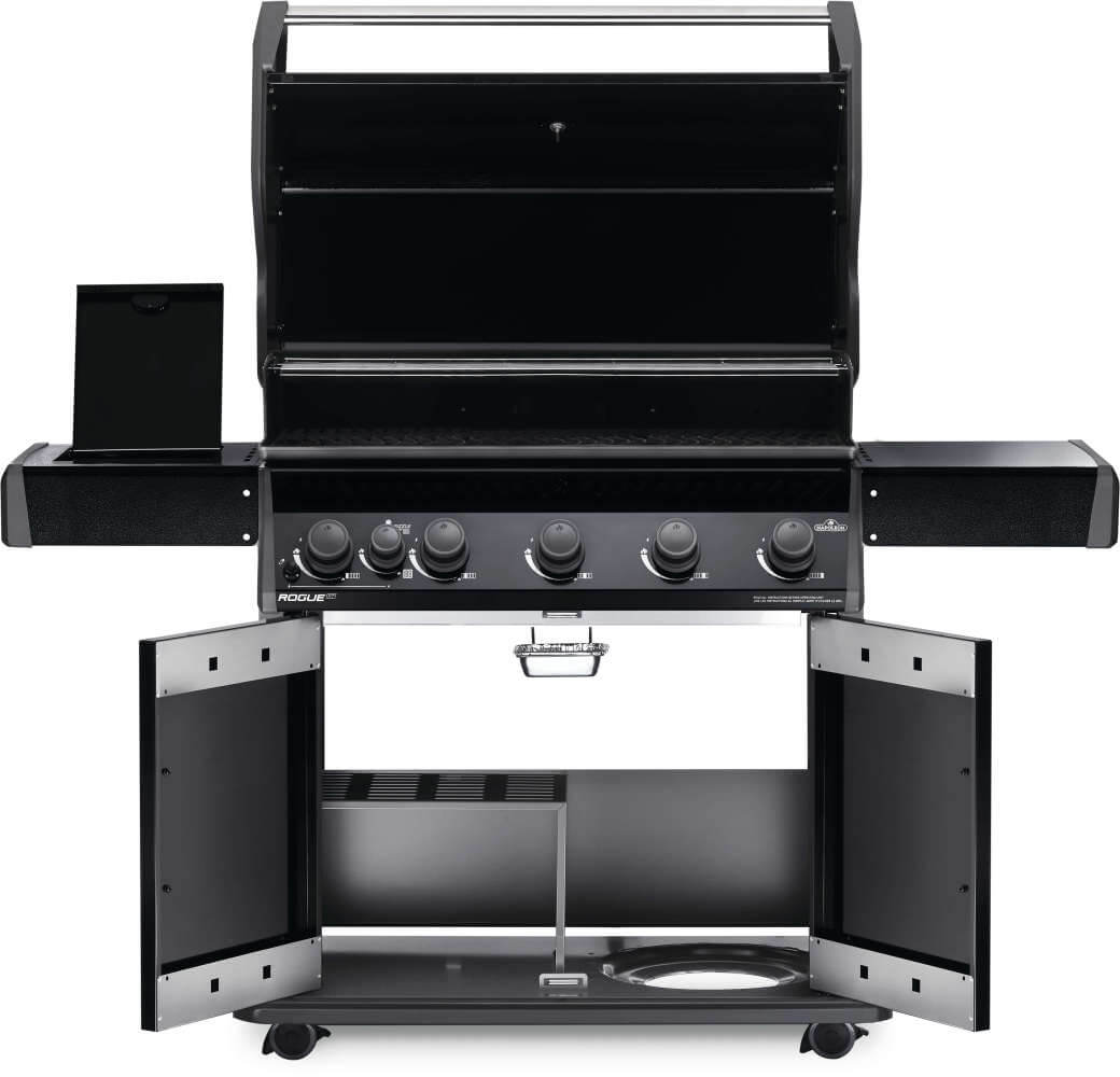 Rogue® XT 625 Natural Gas Grill with Infrared Side Burner, Black