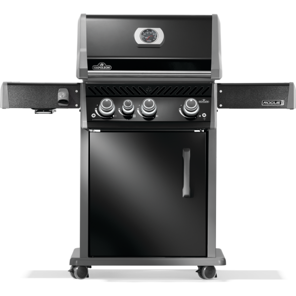 Rogue® PRO 425 Natural Gas Grill with Infrared Side Burner, Black