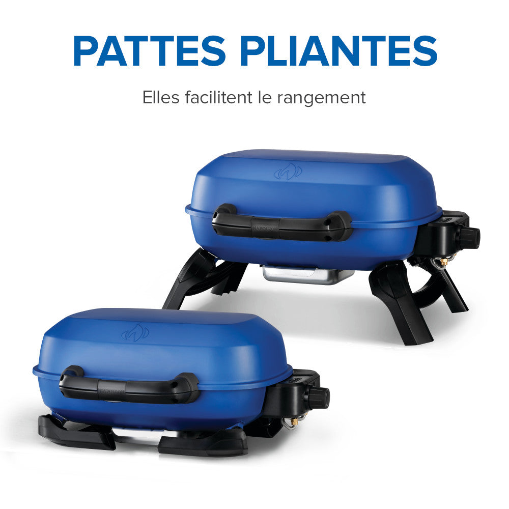 TravelQ™ 240 Portable Propane Gas Grill, Blue