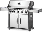 Rogue® XT 625 Natural Gas Grill with Infrared Side Burner and Bonus Smoker Box, Stainless Steel