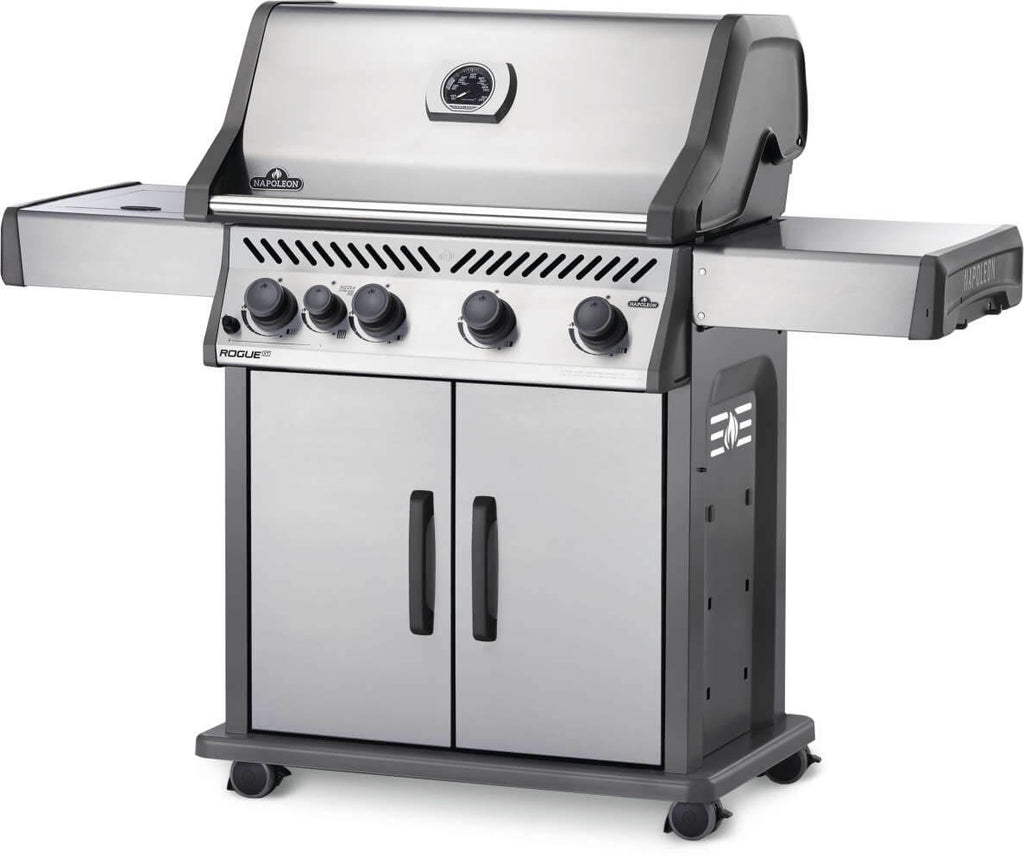 Rogue® XT 525 Propane Gas Grill with Infrared Side Burner, Stainless Steel