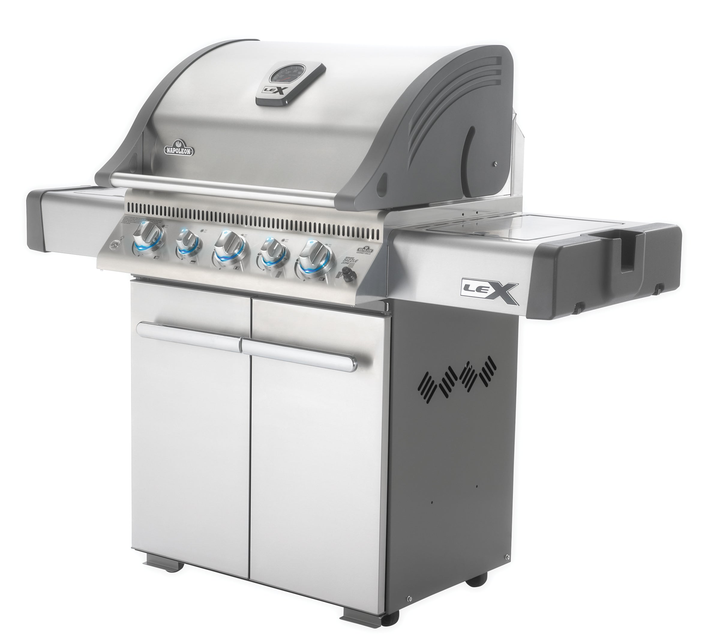 LEX 485 Propane Gas Grill with Infrared Side and Rear Burners