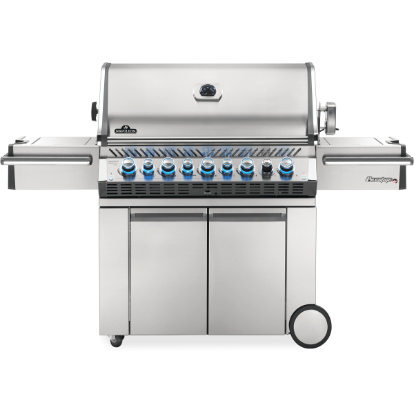 Prestige® PRO 665 Propane Gas Grill with Infrared Rear and Side Burners, Stainless Steel