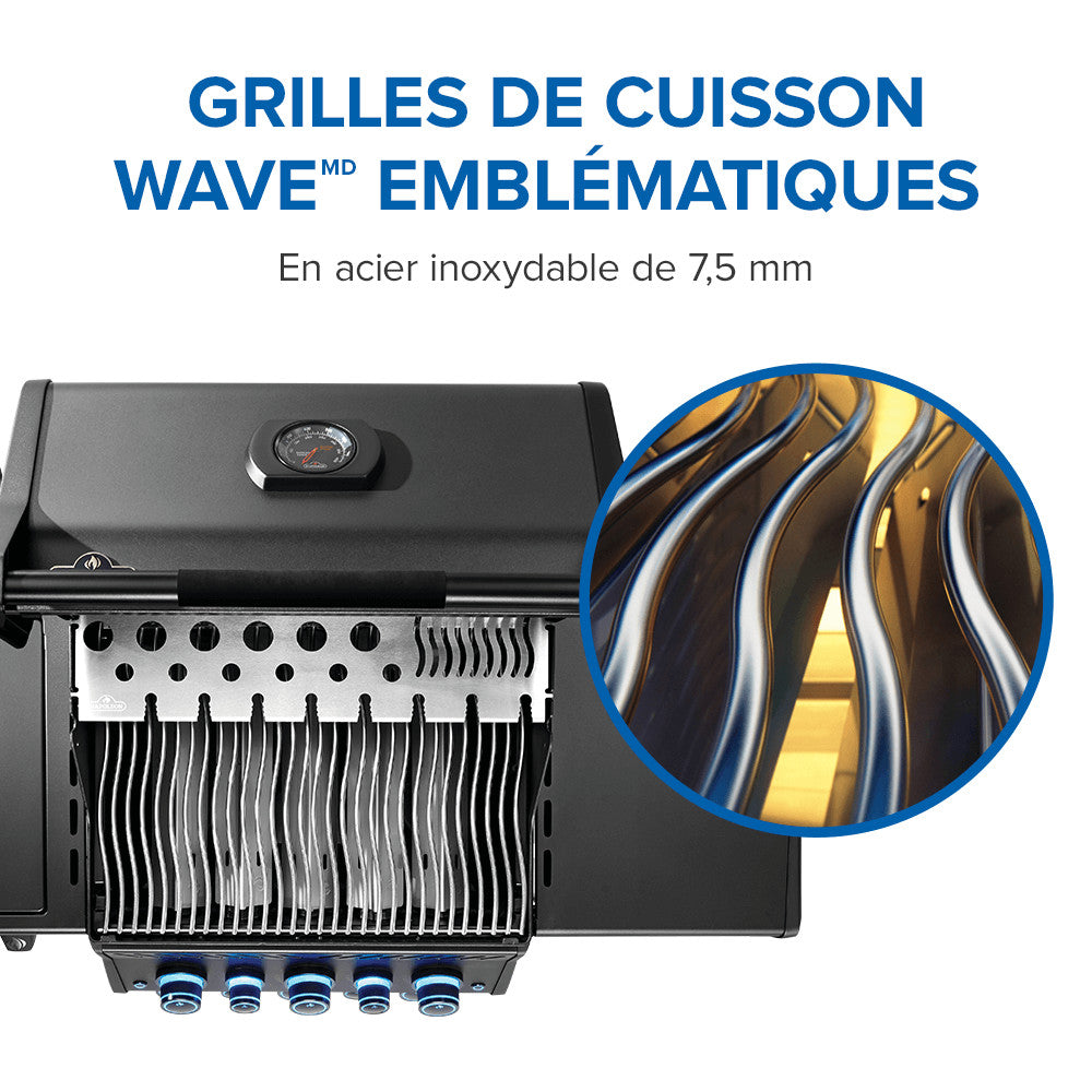 Phantom Rogue® PRO-S 425 Natural Gas Grill with Infrared Side and Rear Burners, Matte Black