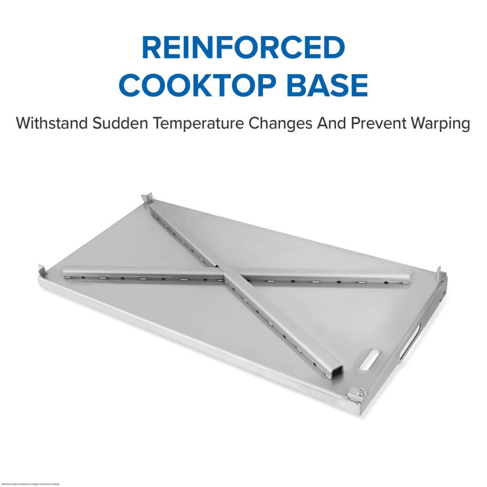 Freestyle™ 36 Inch Griddle, Rust-Resistant Stainless Steel Cooktop, Propane