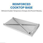 Freestyle™ 36 Inch Griddle, Rust-Resistant Stainless Steel Cooktop, Propane