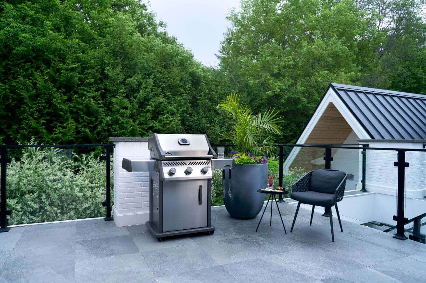 Rogue® 425 Propane Gas Grill, Stainless Steel