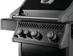 Rogue® 425 Natural Gas Grill with Range Side Burner, Black