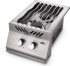 Built-in 500 Series Inline Dual Range Top Burner, Stainless Steel Cover