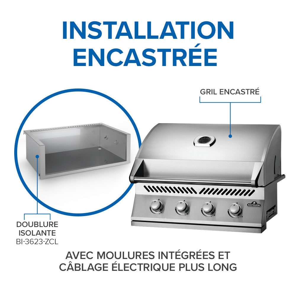 Built-in 500 Series 32 Propane, Stainless Steel