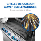 Prestige® 665 Connected, Propane Grill with Infrared Side and Rear Burner, Stainless Steel