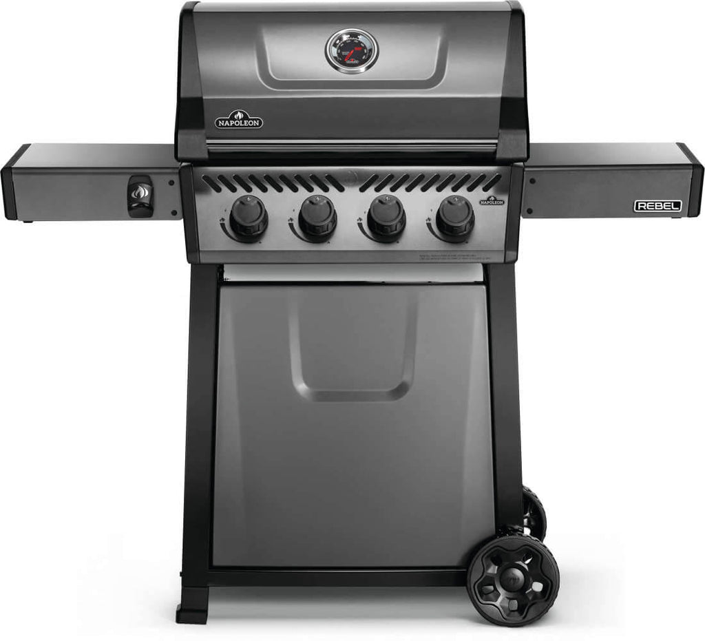 Rebel 4 Natural Gas Grill, Graphite Grey