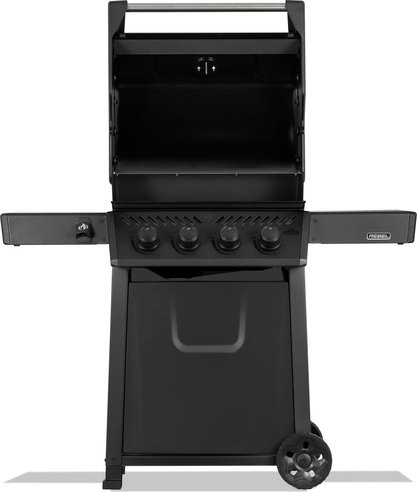 Rebel 4 Natural Gas Grill, Matte Black