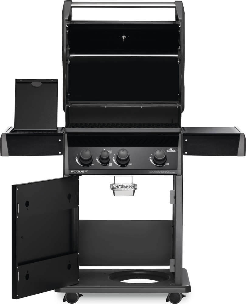 Rogue® XT 425 Propane Gas Grill with Infrared Side Burner, Black