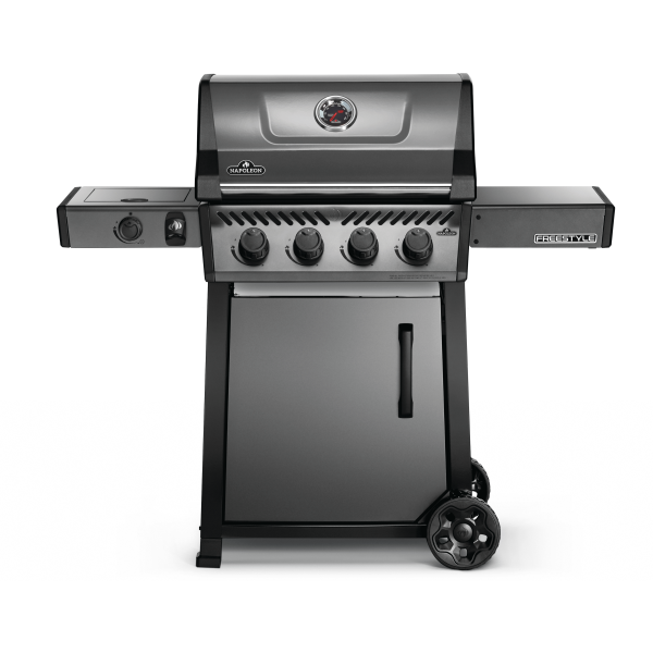 Freestyle™ 425 Propane Gas Grill with Range Side Burner, Graphite Grey