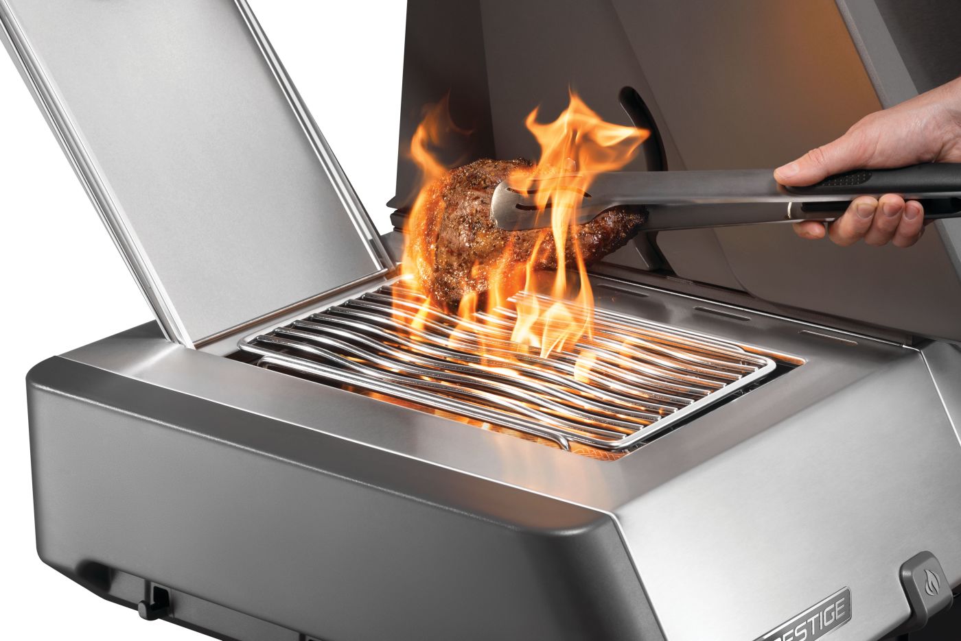 Prestige® 665 Connected, Natural Gas Grill with Infrared Side and Rear Burner, Stainless Steel