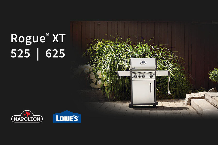 Rogue® XT 525 Natural Gas Grill with Bonus Smoker Box, Stainless Steel