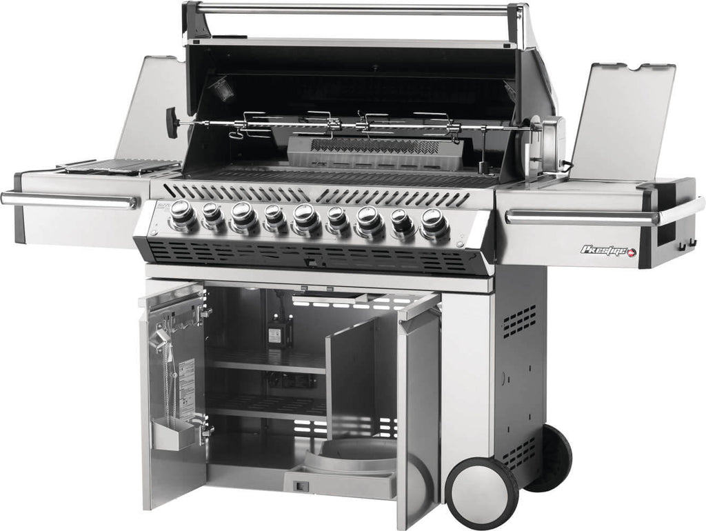 Prestige® PRO 665 Propane Gas Grill with Infrared Rear and Side Burners, Stainless Steel