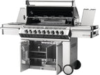 Prestige® PRO 665 Propane Gas Grill with Infrared Rear and Side Burners, Stainless Steel