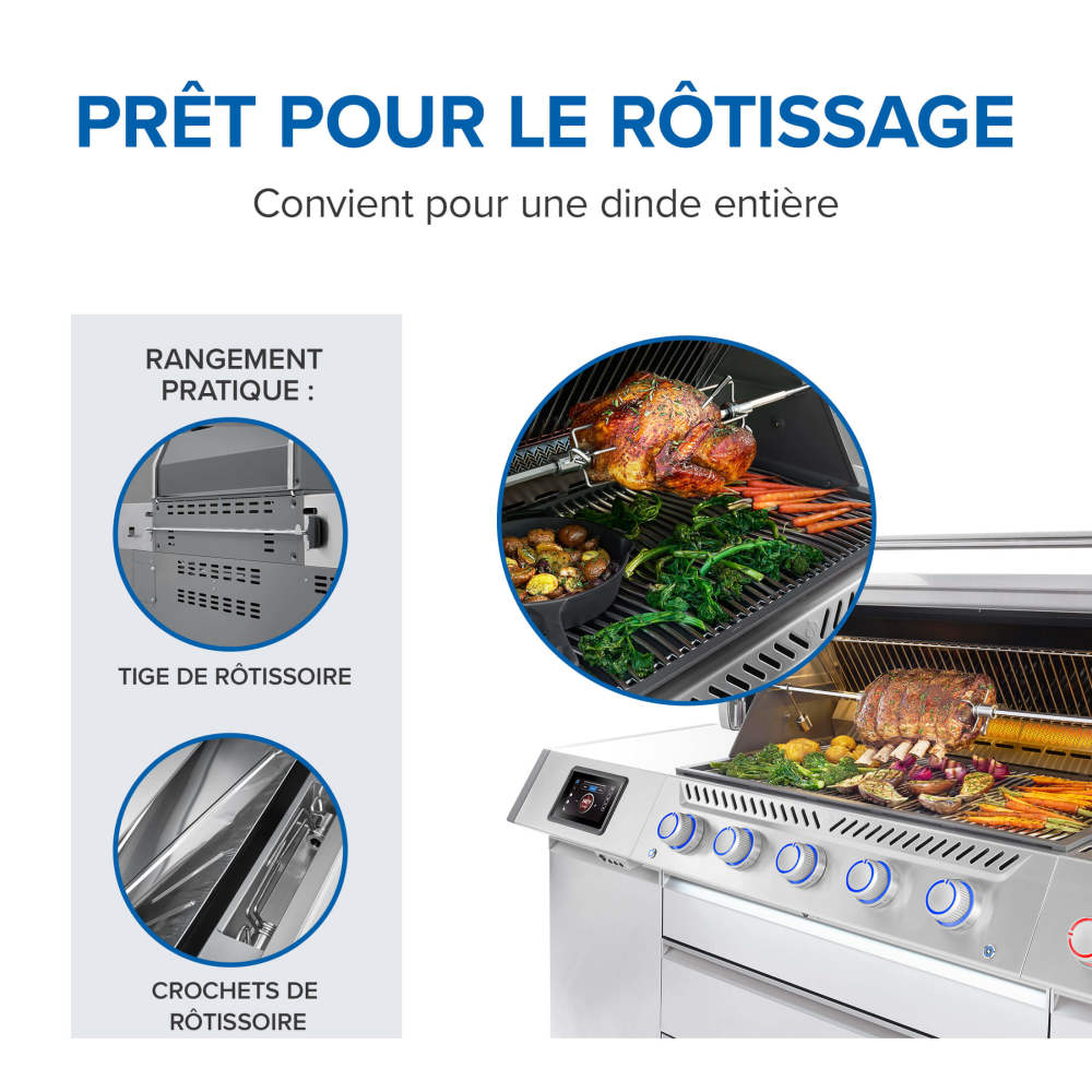 Prestige® PRO 665 Elite Natural Gas Grill with Smart Technology & Electric Smoker Box