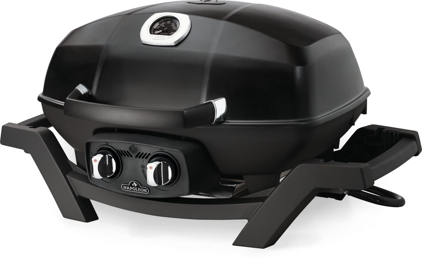 TravelQ™ PRO285 Portable Natural Gas Grill, Black