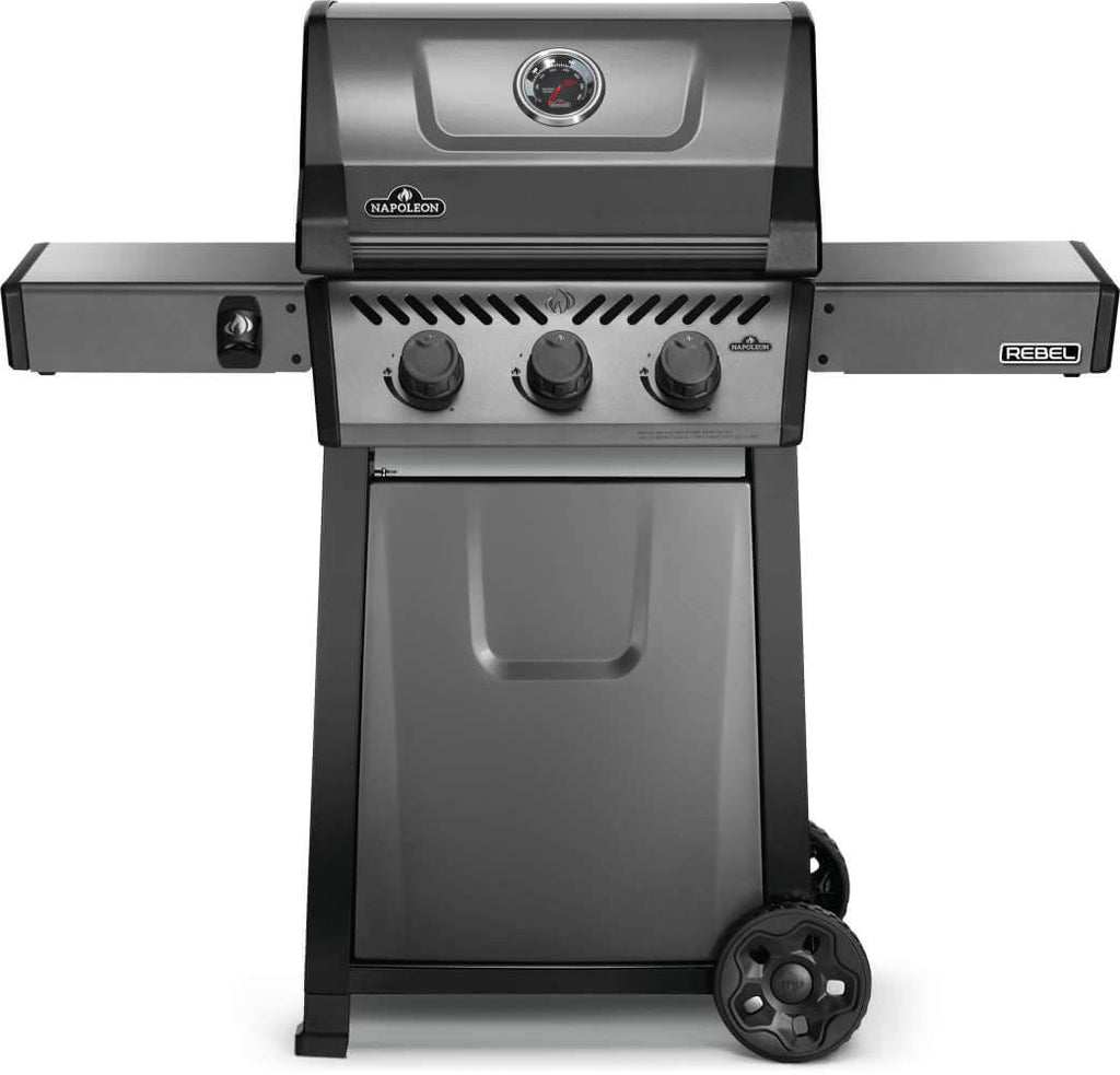 Rebel 3 Propane Gas Grill, Graphite Grey
