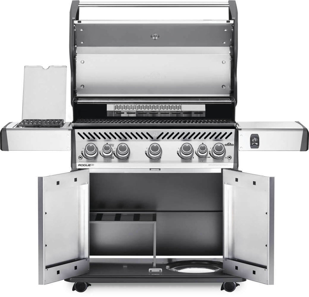 Rogue® SE 625 Propane Gas Grill with Infrared Rear and Side Burners, Stainless Steel