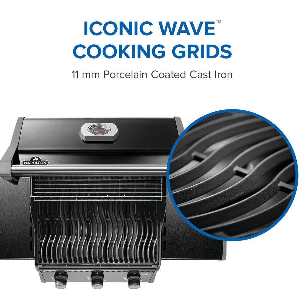 Rogue® 425 Natural Gas Grill, Black