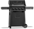 Rebel 4 Natural Gas Grill, Matte Black