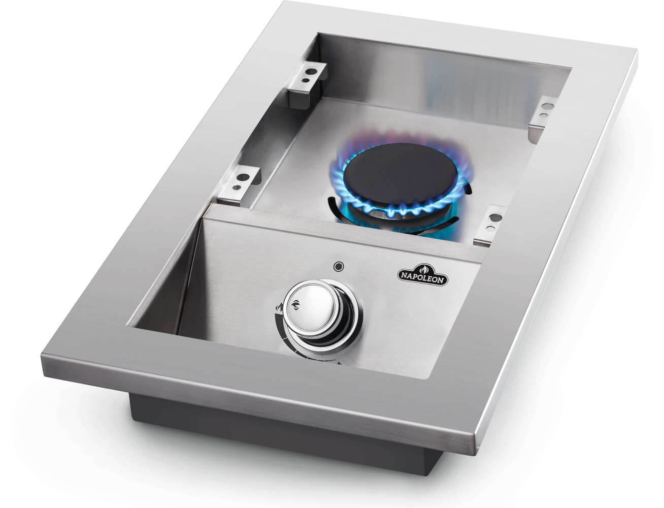Built-in 500 Series Single Range Top Burner, Stainless Steel Cover