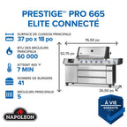 Prestige® PRO 665 Elite Natural Gas Grill with Smart Technology & Electric Smoker Box