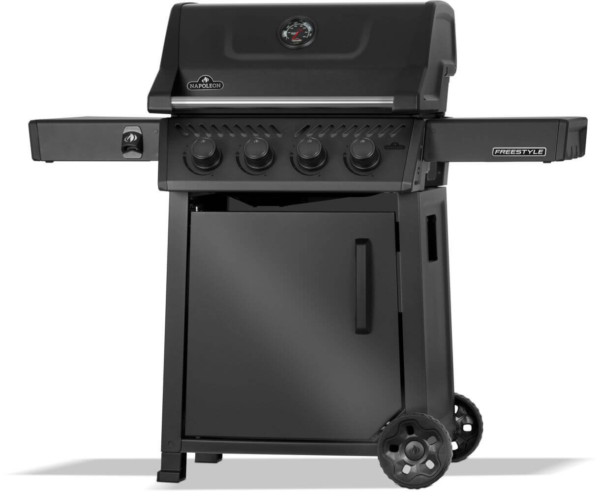 Freestyle™ 425 4-Burner Natural Gas Grill, Matte Black
