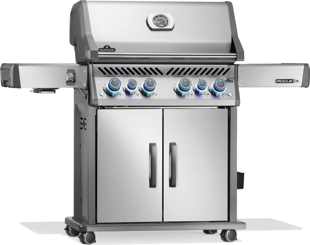 Rogue® PRO-S 525 Natural Gas Grill with Infrared Side and Rear Burners, Stainless Steel