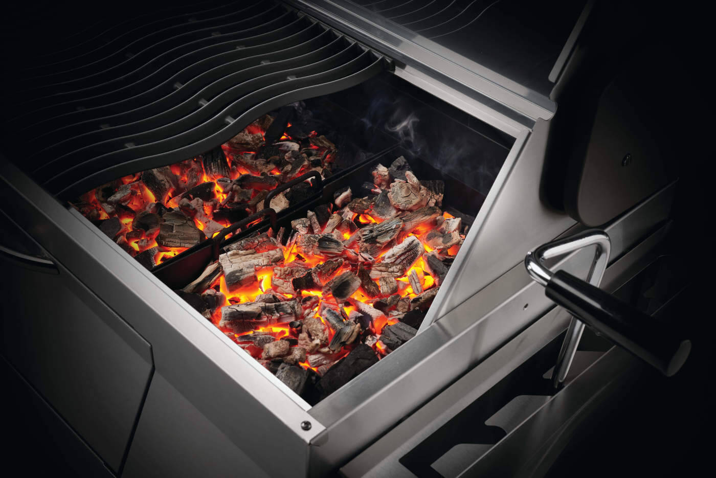 Charcoal Professional Grill, Stainless Steel