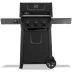 Rebel 3 Natural Gas Grill, Matte Black