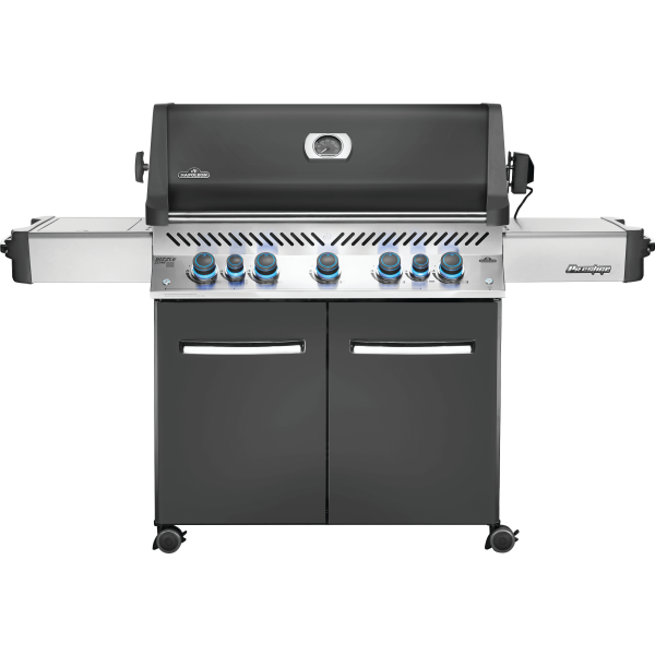 Prestige® 665 Natural Gas Grill with Infrared Side and Rear Burners, Grey