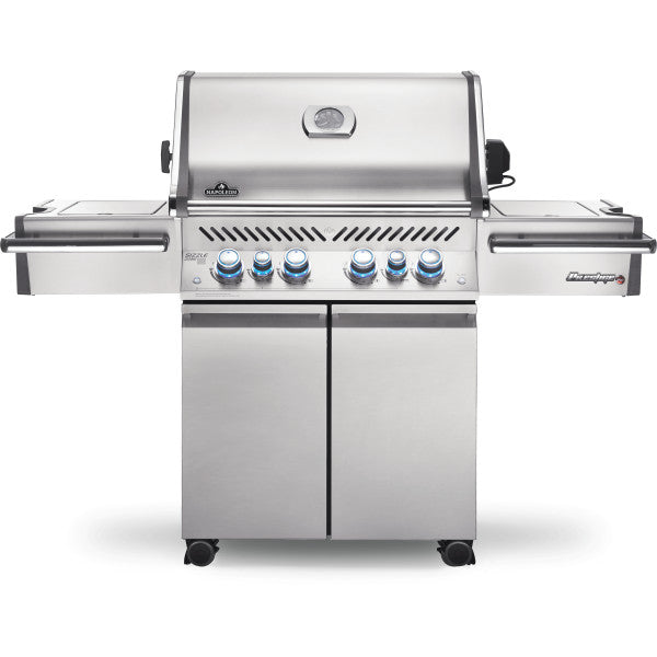 Prestige® PRO 500 Natural Gas Grill with Infrared Rear and Side Burners, Stainless Steel