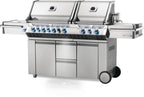 Prestige® PRO 825 Propane Gas Grill with Power Side Burner and Infrared Rear & Bottom Burners, Stainless Steel
