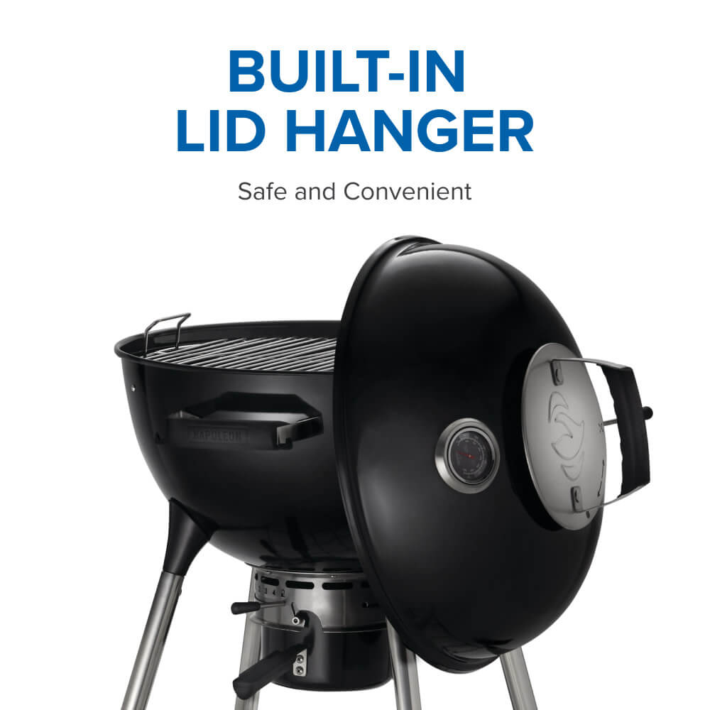 NK22 Charcoal Kettle Grill, Black