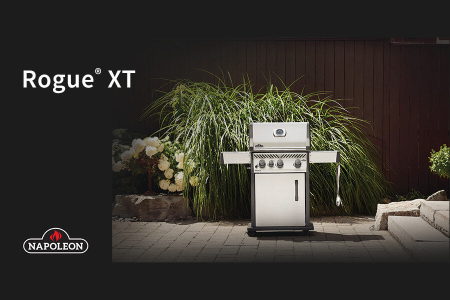 Rogue® XT 425 Propane Gas Grill with Infrared Side Burner, Stainless Steel