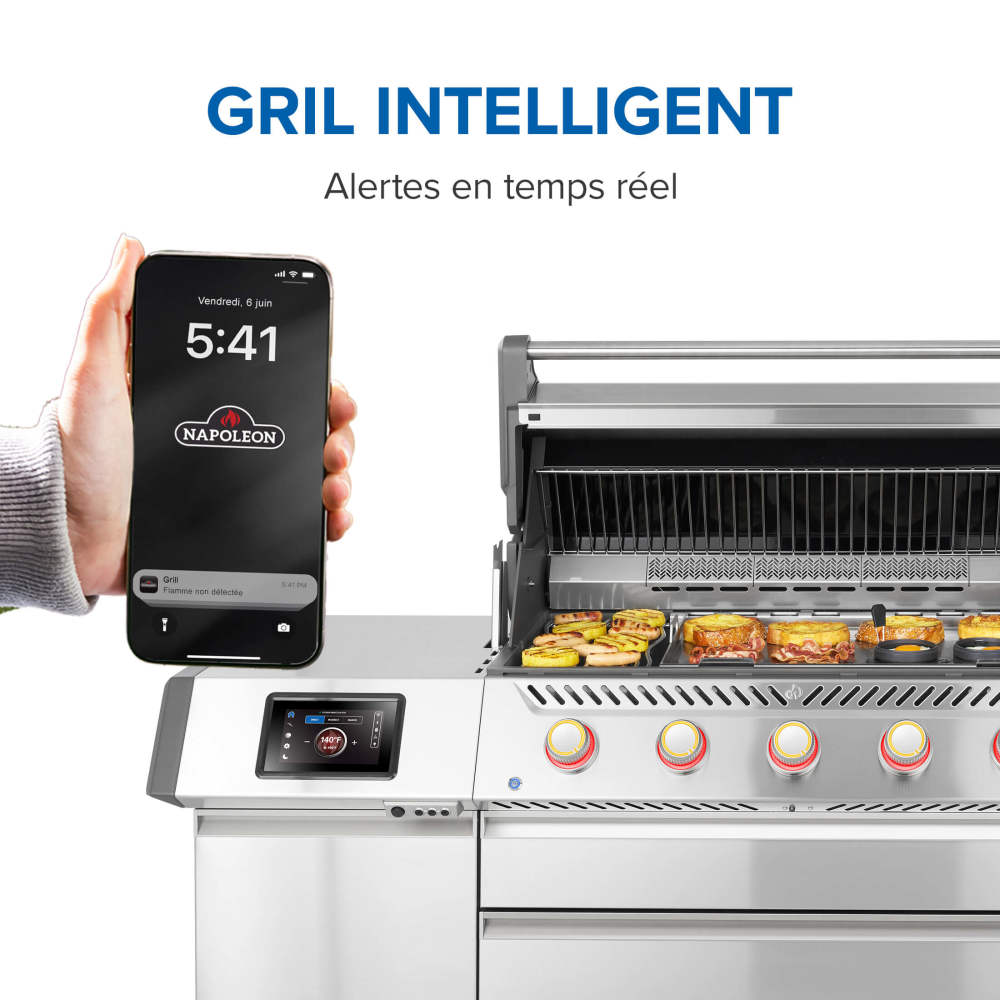 Prestige® PRO 665 Elite Natural Gas Grill with Smart Technology & Electric Smoker Box