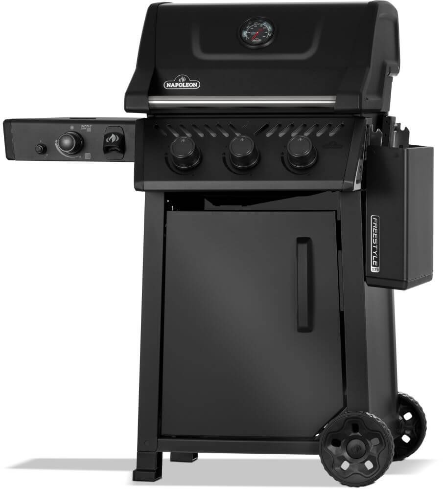 Freestyle™ PRO 365 Propane Gas Grill with Infrared Side Burner, Matte Black