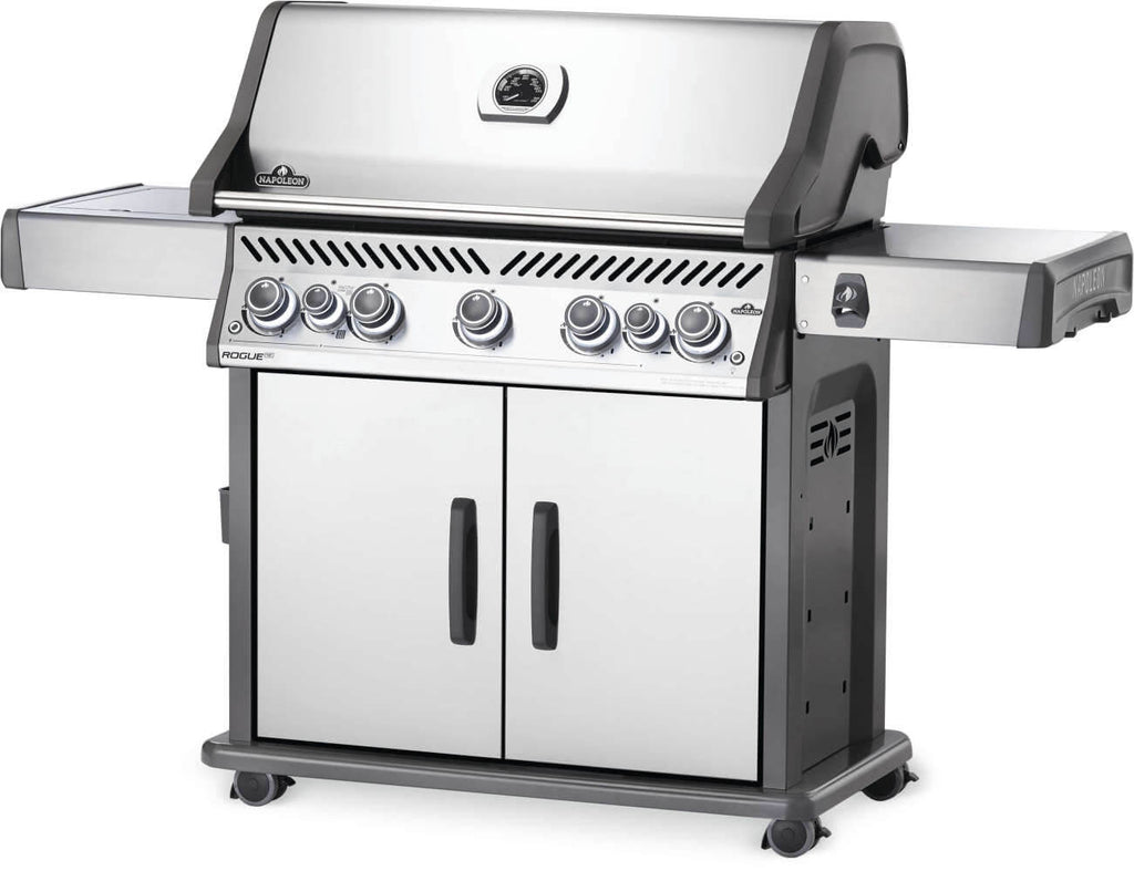 Rogue® SE 625 Propane Gas Grill with Infrared Rear and Side Burners, Stainless Steel
