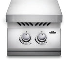Built-in 500 Series Inline Dual Range Top Burner, Stainless Steel Cover