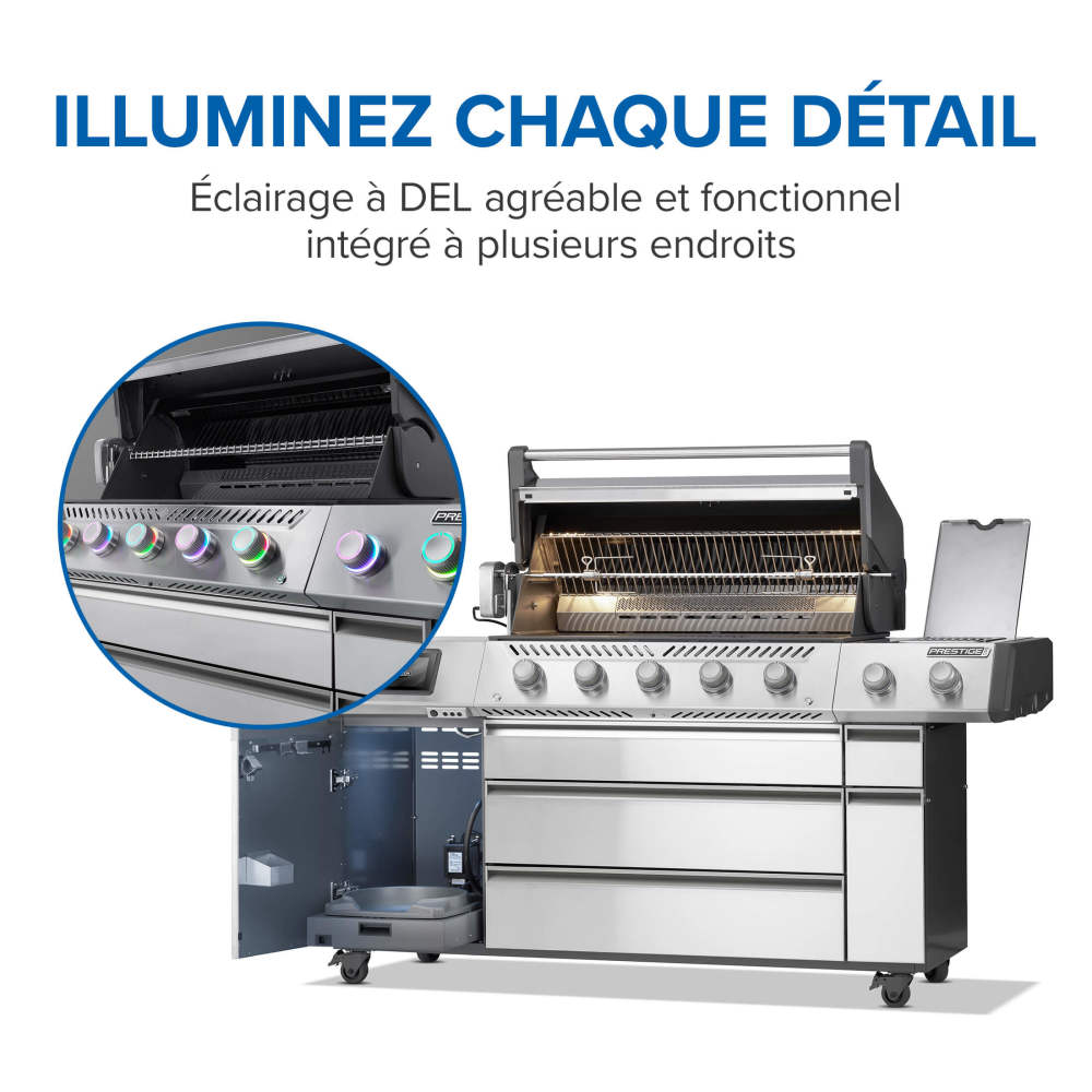 Prestige® PRO 665 Elite Natural Gas Grill with Smart Technology & Electric Smoker Box